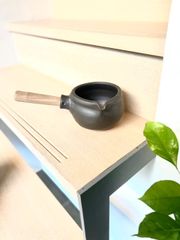 【正規品】馬場勝文　耐熱ミルクパン（左利き用・黒）