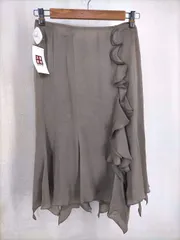 バーニーズニューヨーク BARNEYS NEWYORK フリルデザインシルクスのサムネイル