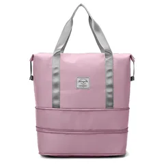 Ganve ボストンバッグ 大容量 60L レディース 2層まで拡張可能 旅行バッグ 2泊3日 防水 アウトドア スポーツバッグ ジムバック ユニセックス 乾湿分離 水泳バッグ 軽量 ゴルフバッグ キャリーオンバッグ 3way 大型 収納バッグ 旅行カバン