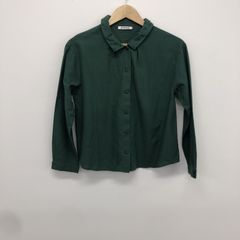 【JOCOMOMOLA】ホコモモラ　メンズ　レディース　長袖　長袖シャツ　緑色系　サイズ42　