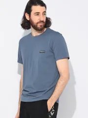 EMPORIO ARMANI (エンポリオアルマーニ) ラベルロゴ クルーネック 半袖 Tシャツのサムネイル