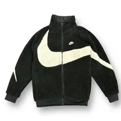 国内正規 NIKE BIG SWOOSH BOA JACKET BQ6546-011 リバーシブル ビッグスウォッシュ ボア フリース ジャケット ナイキ S  58487Aのサムネイル