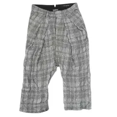 NO ID. ノーアイディ ブロック ウール混 パンツ ブラック系 1【中古】のサムネイル