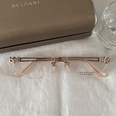 BV19 新品 BVLGARI ブルガリ メガネ フレーム 18K 18金 - メルカリ