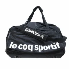 ルコックスポルティフ le coq sportif ボストンバッグ ショルダーバッグ 2WAY ロゴ 大容量 黒 ブラックのサムネイル