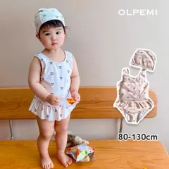 水着 子供 キッズ ベビー 赤ちゃん セット ワンピース 女の子 小学生 ガールズ 女児 韓国 おしゃれ 幼児 フリル かわいい チェリー さくらんぼ