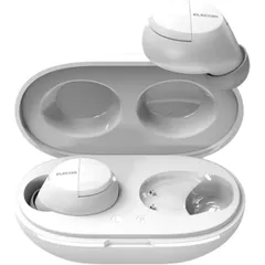エレコム 完全ワイヤレス Bluetooth イヤホン FAST MUSIC ワイヤレス(左右分離) ホワイト LBT-TWS12WH