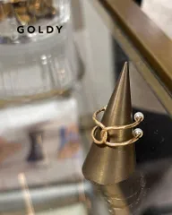 GOLDY/ゴールディ/ループ ライン クロス パールリング/アクセサリー/5241006のサムネイル