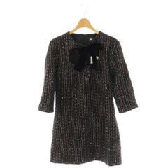 マメクロゴウチ Mame Kurogouchi ジャガード スリット ニット イージー  