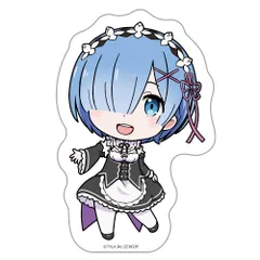 【新品/公式】Re:ゼロから始める異世界生活_ダイカットステッカー レム デフォルメver. 公式グッズ colleize