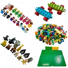 ★ DUPLO デュプロ その他 大量 ブロック約４㎏ まとめ商品 フィグ、動物フィグ、アンパンマンフィグ、基礎板   6.23kg