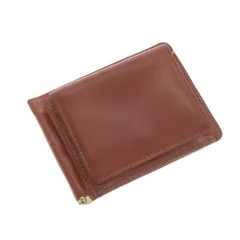 【中古】グレンロイヤル GLENROYAL マネークリップ付き 二つ折り財布 ブラウン【メンズ】のサムネイル