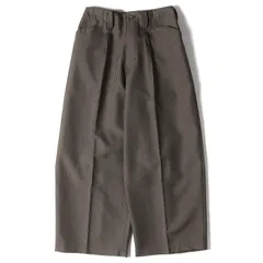 美品 UNITED TOKYO ユナイテッドトウキョウ パンツ サイズ:1 20SS バレンシア ギャバ ワイド チェック ワンタック スラックス トラウザー グリーン ベージュ パープル ブラック 日本製 ボトムス ズボンのサムネイル