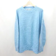 ◇ ⊇ ZARA ザラ 長袖 ニット サイズM ブルー レディース E  【1503060031490】