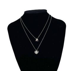 Courreges クレージュ シルバー 2連 ネックレス