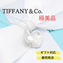 【極美品】ティファニー TIFFANY&Co. フォールド ハート ネックレス AG925 