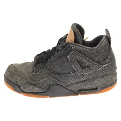 NIKE (ナイキ) AIR JORDAN 4 RETRO LEVIS エアジョーダン4 AO2571-001 リーバイス ブラックデニム ハイカットスニーカー シューズ US8/26.0cm AO2571-001 ブラックのサムネイル