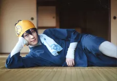 舞台 刀剣乱舞 无伝 夕紅の士 -大坂夏の陣- 鈴木拡樹 ランダムブロマイド 三日月宗近 内番昼寝