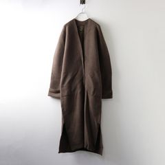 LavishGate ラビッシュゲート タックノーカラー ウール ロングコート 