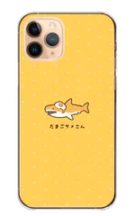 iPhone 17e ケース アイフォン17e スマホケース ハードケース サメ 鮫 イラスト 手描き ゆるい 海 魚 かわいい パロディ おもしろ 小さい ワンポイント カラー05