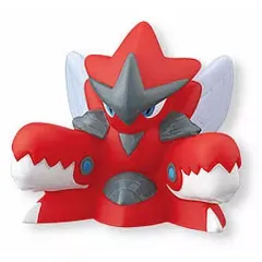 【中古】食玩 トレーディングフィギュア メガハッサム 「ポケモンキッズXY 圧倒!メガレックウザ編」 