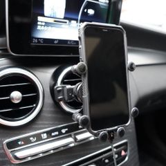 【在庫処分】Cooper、Mercedes 2016-2023、Mini メルセデスベンツCクラス、Eクラス、Sクラス、Bクラス、Aクラス、GLC/GLE/GLS/GLB/GLA-Class Benzアクセサリーに対応 車用携帯電話ホルダーマウント X-Rni