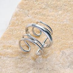 【amplis / アンプリス】combi earcuff -Silver-  /  イヤカフ シルバー