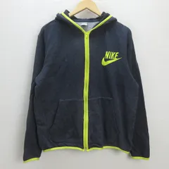 G■ナイキ/NIKE SPORTSWEAR フルジップパーカー【XL】紺/men's/5【中古】■