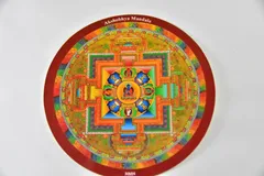 B》チベット密教タンカ（大)全体95cm×55cm