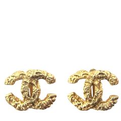 【売り尽くし】 シャネル イヤリング レディース マグマ 溶岩 ココマーク ココ アクセサリー ヴィンテージ CHANEL GP    93A ゴールド 約8.6g 1993年【中古品】