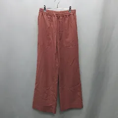 ◇ Θ coen コーエン ウエストゴム イージーパンツ サイズL レッド系 レディース E  【1502030031287】