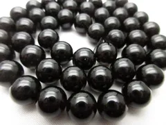 【AAA】/【モリオン】/玉size(約8㎜)/1set(10玉)/《チベット産》/《黒水晶》/《強力な邪気払い・浄化の石》/1513t4