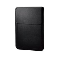 【数量限定】ソフトレザー パソコンスタンド一体型 スリーブ型 マウスパッド一体型 薄型フラップ 12インチ ブラック PCケース パソコンケース BM-IBSVS02BK エレコム