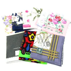 ピエールバルマン/パーソンズ他 ハンカチ 9点セット 花柄など ブランド まとめて 大量 レディース 【中古】