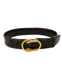 レア⭐️極美品GUCCI ゴールドホワイト ロゴバックル ベルトレディース レア⭐️極美品GUCCI ゴールドホワイト ロゴバックル ベルト