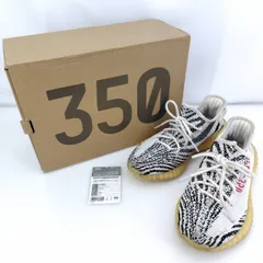 05w10552 アディダスオリジナルス+カニエ・ウエスト adidas Originals+KANYE WEST YEEZY BOOST 350 V2 イージーブースト350 V2 ホワイト/ブラック 26.5cm メンズ CP9654 【中古品】