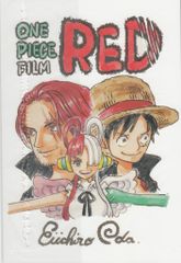 ONEPIECE(FILM RED) ポストカード(ウタ＆ルフィ＆シャンクス) - メルカリ