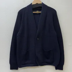 バトナー リネン ラミー混 コットン ニットカーディガン サイズ1 ネイビー 紺 バトナー リネン ラミー混 コットン ニットカーディガン サイズ1