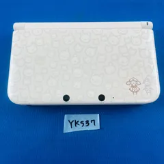YK537【限定デザイン】Nintendo 3DSLL モンスターハンター4 スペシャルパック アイルーホワイト 仕様 本体 任天堂 ニンテンドー DS 3DS モンハン アイル― ホワイト 白 コラボ商品 限定カラー オリジナルカラー オリジナルデザイン