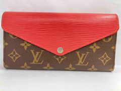 LOUIS VUITTON ルイヴィトン モノグラム エピ CA0184 M60727 三つ折り長財布