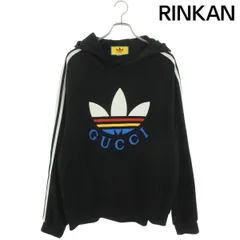 超レア！新品　adidas×GUCCI パーカー adidas ( アディダス ) × gucci （グッチ）コラボ パーカー ss22