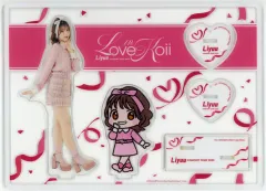【中古】アクリルスタンド・アクリルパネル Liyuu アクリルスタンドB 「Liyuu Concert TOUR2023 『LOVE in koii』」 オフィシャルファンクラブ YuU Koi Days会員限定