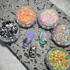 ソーネイル SONAIL×LUXURY スパークル スカルプパウダー 7g 【7種類からご選択】 FY001464-FY001466 FY001468-FY001471  宝石 グラデショーン グリッター ラメ カラーパウダー アクリル キラキラ ゴージャス
