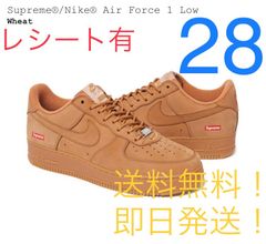 SUPREME NIKE AIR FORCE 1 LOW wheat 28.5㎝ - メルカリ