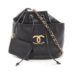 シャネル CHANEL ショルダーバッグ ビコローレ バケットバッグ ブラック レザー ココマーク バケットバッグ レディース Used Bのサムネイル