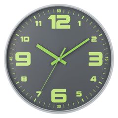 おしゃれ 連続秒針 静音 掛け時計 直径30cm 電池式 暗くなると自動で光る時計 壁掛け 夜光 サイレント 読みやすいウォールクロック キッチン 自宅 壁掛け時計 寝室 オフィス 部屋装飾