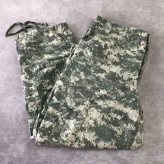MILITARY ミリタリー 米軍実物 U.S.ARMY 80s ~90s カモフラ 迷彩柄 モザイク フィールドパンツ ミリタリーパンツ 大判ポケット 絞り紐 ワイドシルエット