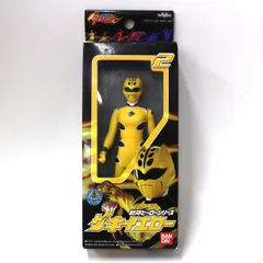 👊獣拳戦隊ゲキレンジャー🐱［02」★ゲキイエロー👩★ 戦隊ヒーロー💪  " GekiYellow Yellow Ranger Action Figure [Toy] - Juuken Sentai Gekiranger - Bandai