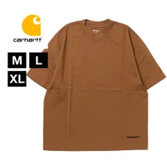 新品 未使用 並行輸入 Carhartt WIP / カーハートWIP S/S Link Script T-Shirt リンク スクリプト 刺繍 半袖 Tシャツ【215967】I031373 Hamilton Brown/Black(08WXX)