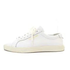 サンローラン パリ SAINT LAURENT PARIS アンディ スニーカー ローカット レザー 37.5 24.5cm 白 ホワイト 606831 /YO13 ■SHのサムネイル